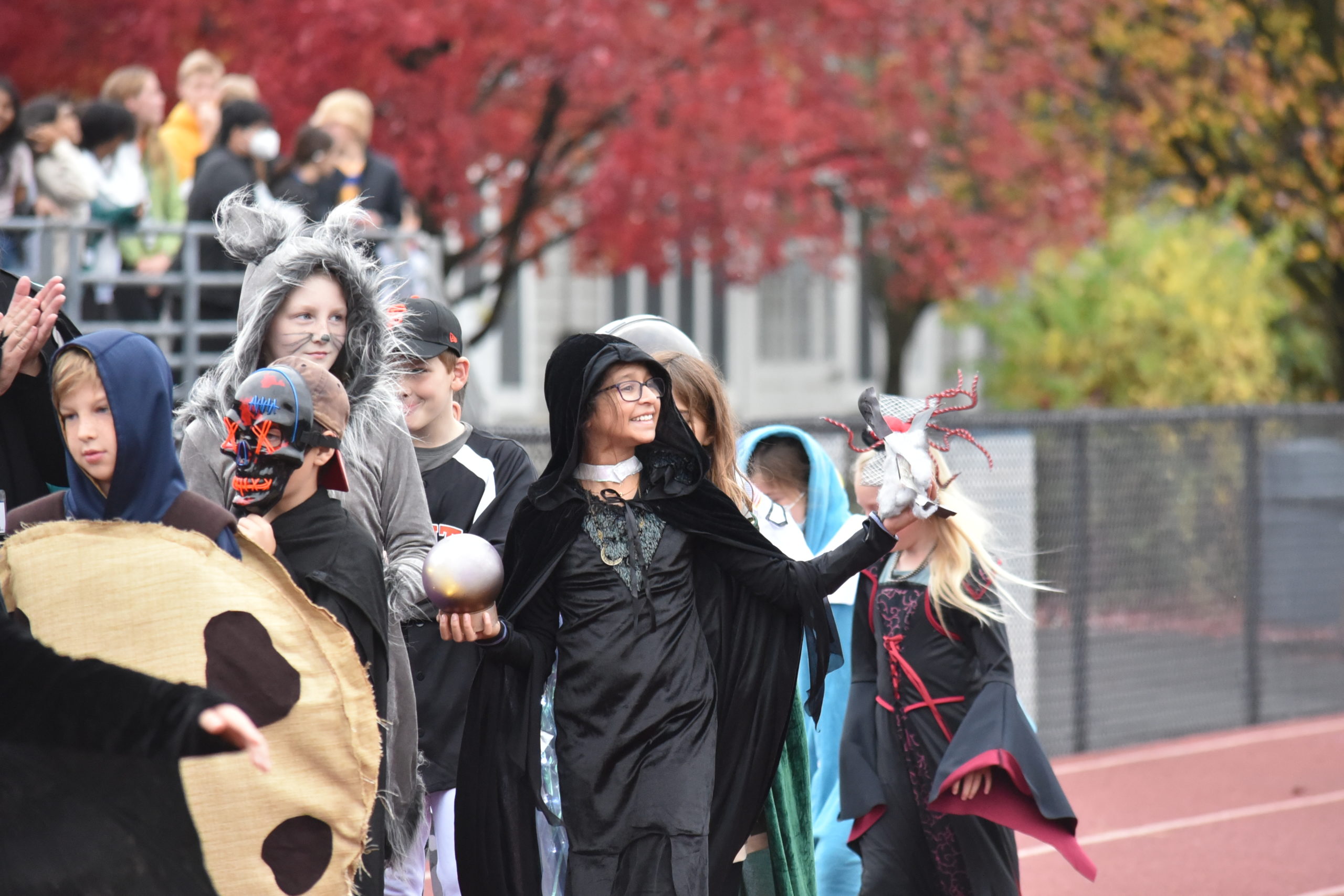 Lotspeich Halloween parade 2022 Seven Hills School